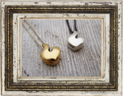 silver pendant Bulb Spring-of-Heart/XvOIun[g