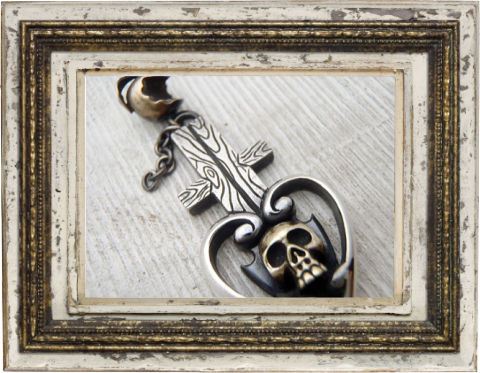 silver pendant BornSkull[Grave]  Spring-of-Heart/XvOIun[g