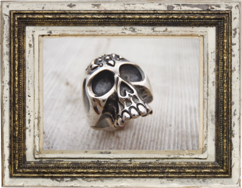 silver ring BornSkull[pinky] Spring-of-Heart/XvOIun[g