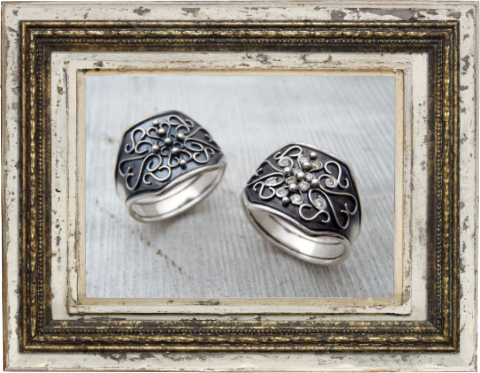 silver ring Faith Spring-of-Heart/XvOIun[g