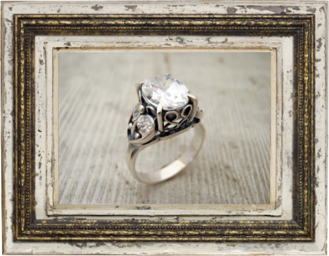 silver ring Cheek Spring-of-Heart/XvOIun[g