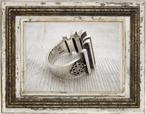 silver ring Rain Spring-of-Heart/XvOIun[g